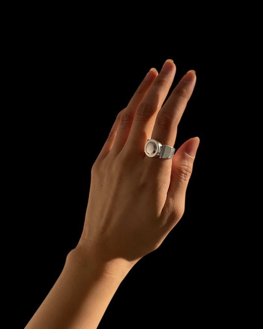 WIDE FIN RING / SV